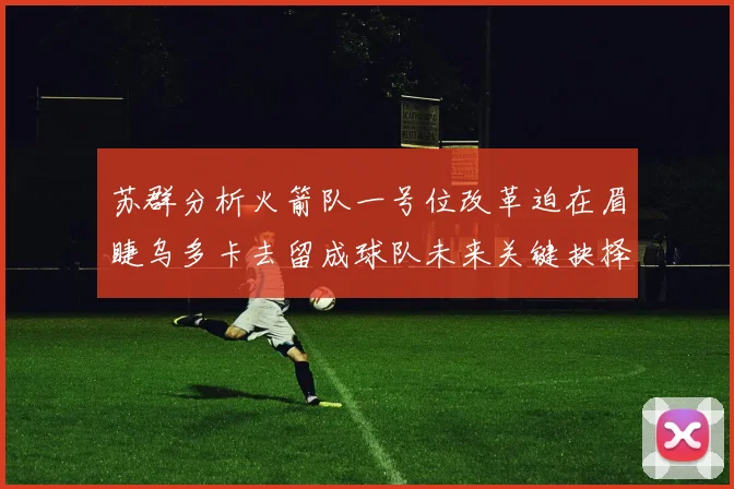 苏群分析火箭队一号位改革迫在眉睫乌多卡去留成球队未来关键抉择